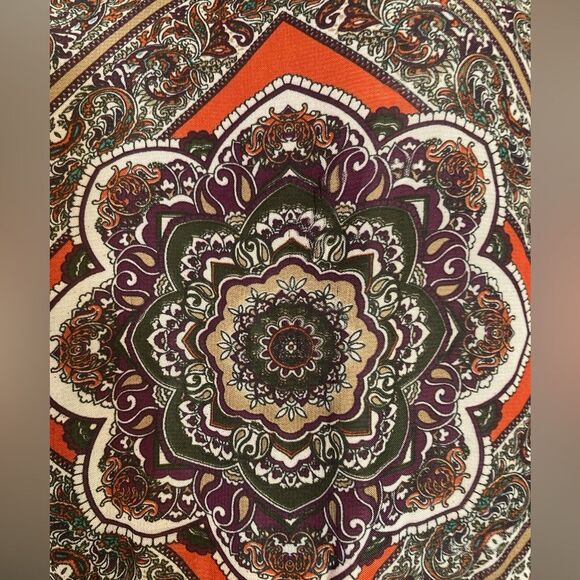 AB Studio red&purple sheer blouse - Picture 3 of 6